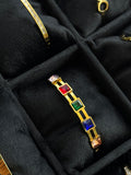 Multi stone handcuff
