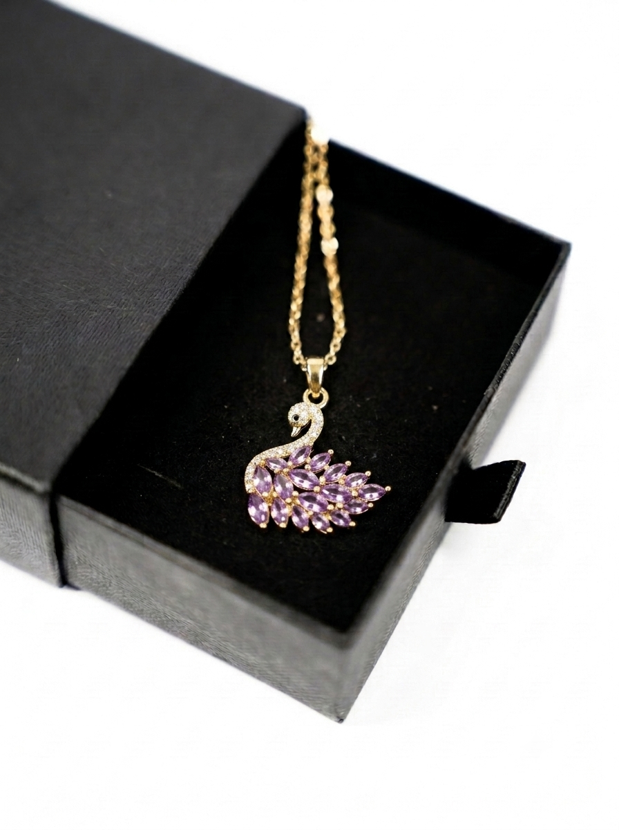 swan necklace