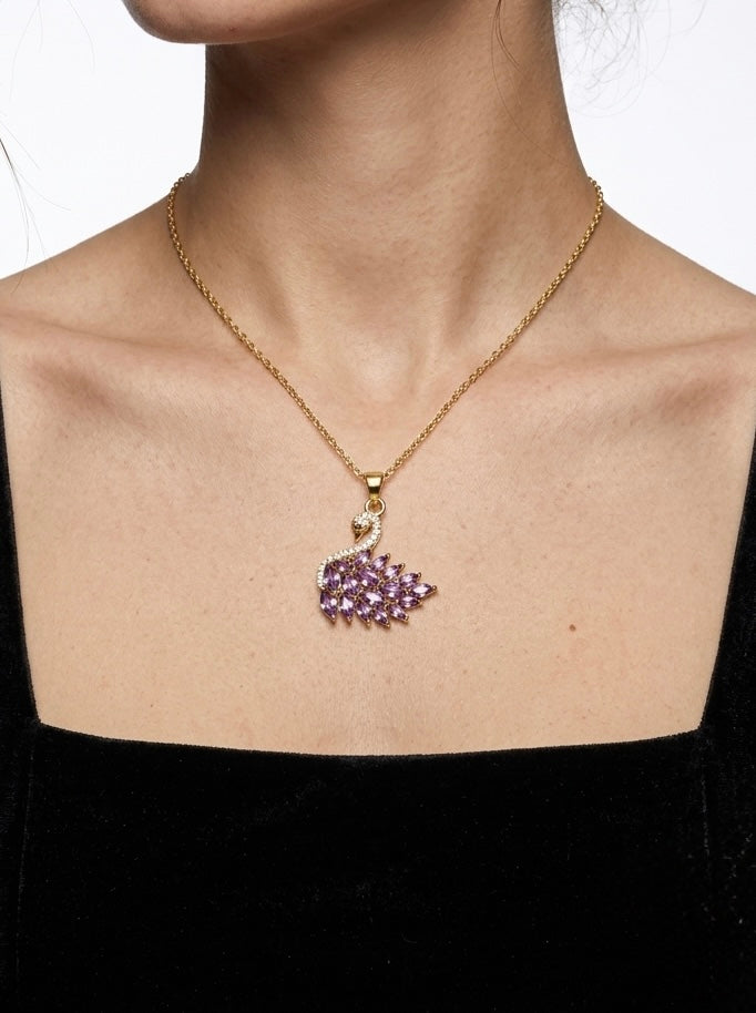 swan necklace