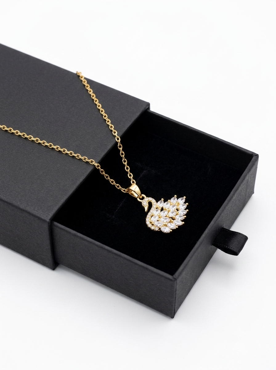 swan necklace