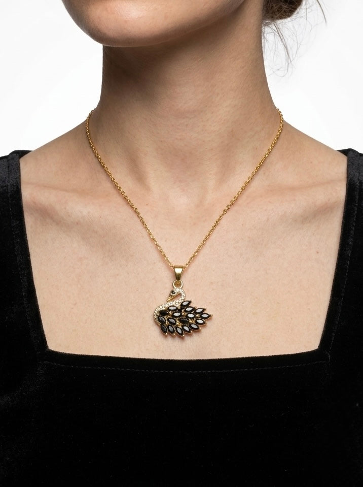swan necklace