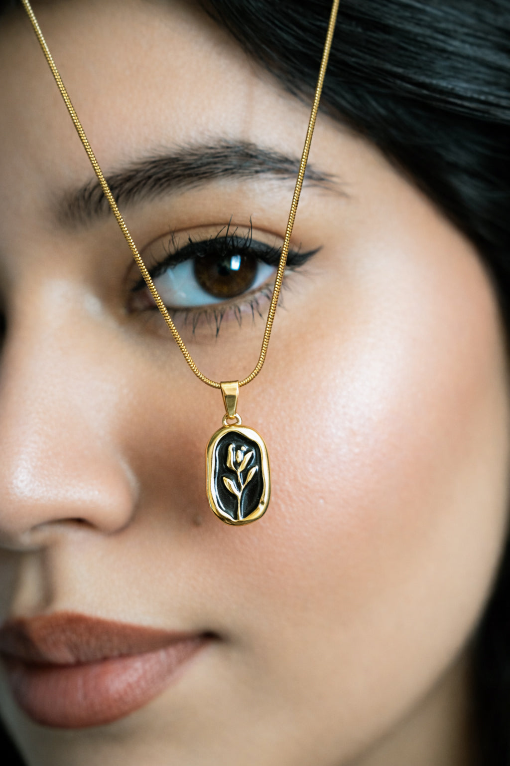 Black Rose Necklace
