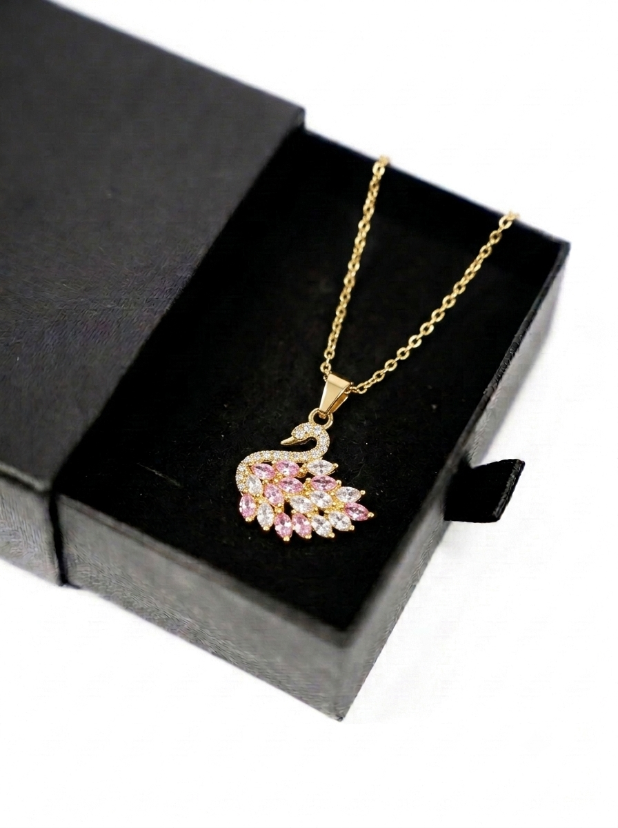 swan necklace