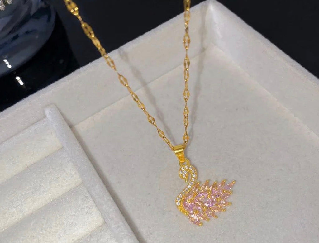 swan necklace