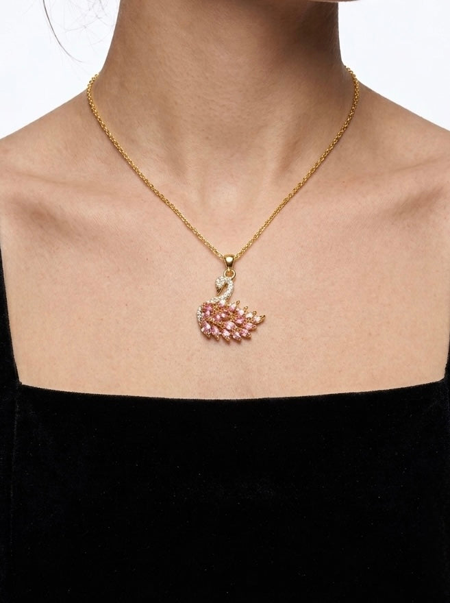 swan necklace
