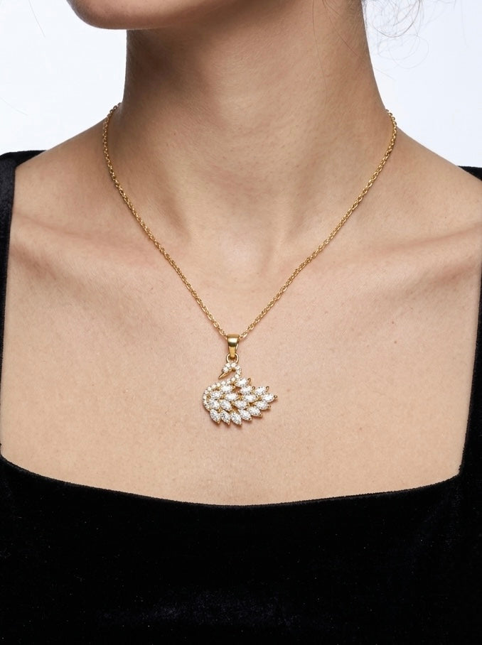swan necklace
