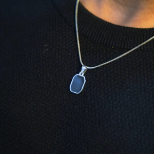 Onyx Silver Necklace