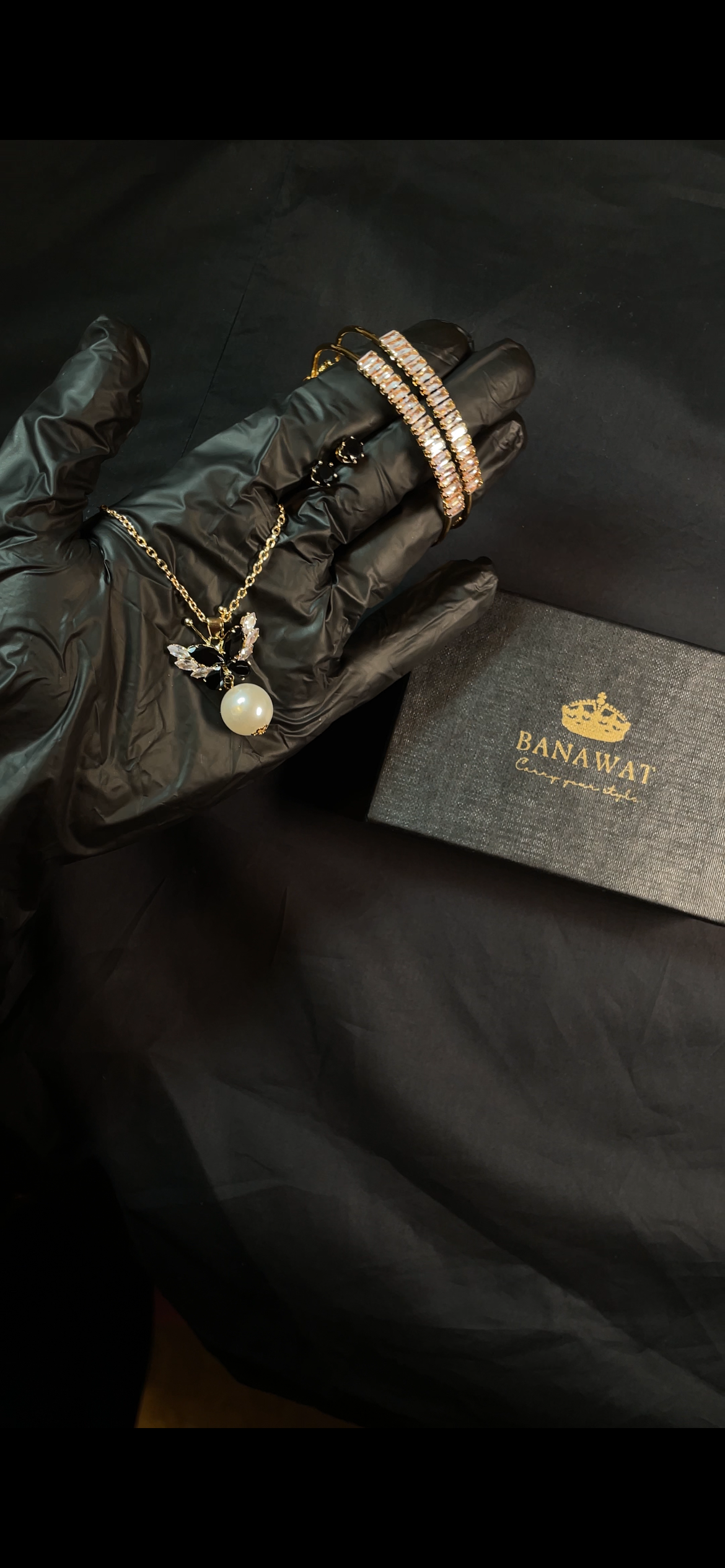 Crystal Wings Pendant